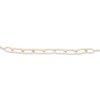 Thumbnail Image 2 of Italian Brilliance Diamond-Cut Paperclip Link Necklace 14K Yellow Gold 18"