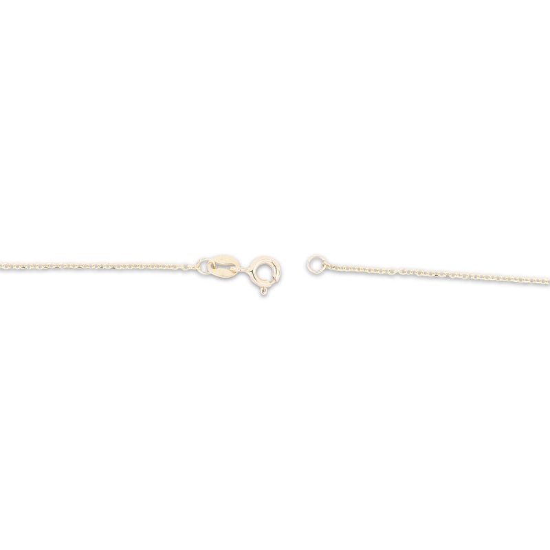 Main Image 3 of Italian Brilliance Diamond-Cut Paperclip Link Necklace 14K Yellow Gold 18"