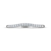 Thumbnail Image 10 of Now + Forever Round-Cut Diamond Wedding Band 1/10 ct tw 14K White Gold