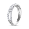 THE LEO Diamond Crossover Ring 3/4 ct tw 14K White Gold