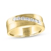Thumbnail Image 0 of Men’s THE LEO Ideal Cut Diamond Wedding Band 1/2 ct tw 14K Yellow Gold