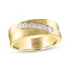Thumbnail Image 1 of Men’s THE LEO Ideal Cut Diamond Wedding Band 1/2 ct tw 14K Yellow Gold
