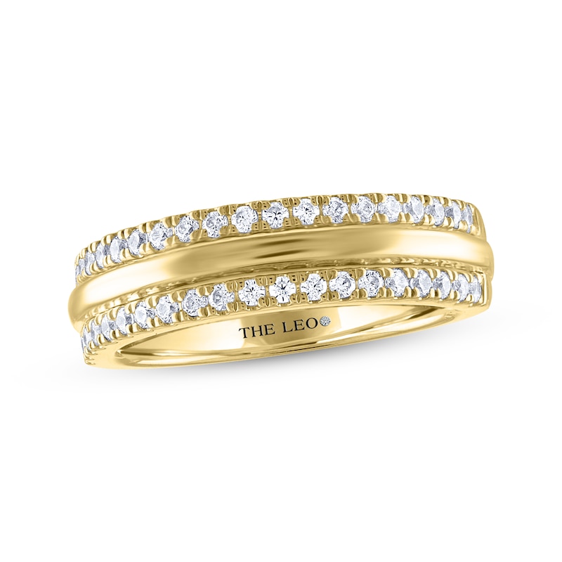 Main Image 1 of THE LEO Diamond Anniversary Band 3/8 ct tw 14K Yellow Gold