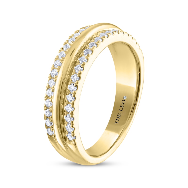 Main Image 2 of THE LEO Diamond Anniversary Band 3/8 ct tw 14K Yellow Gold