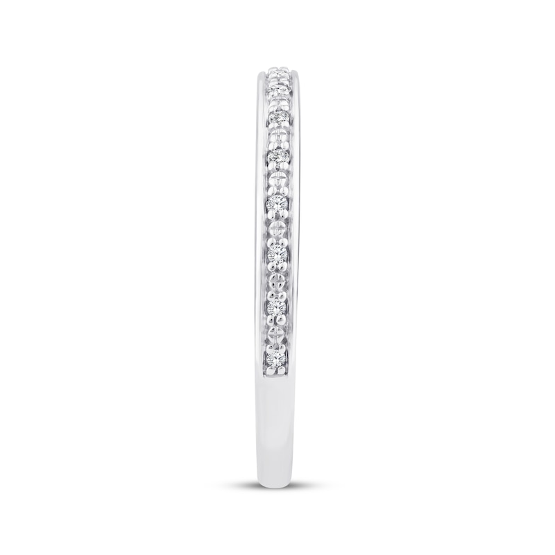 Main Image 2 of Now + Forever Diamond Wedding Band 1/20 ct tw 10K White Gold