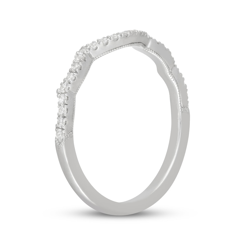 Main Image 8 of Neil Lane Diamond Contour Wedding Band 1/5 ct tw 14K White Gold