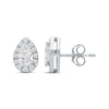 Thumbnail Image 3 of KAY Lab-Grown Diamonds Pear-Shaped Halo Stud Earrings 3/4 ct tw 10K White Gold