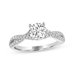 THE LEO Legacy Lab-Grown Diamond Engagement Ring 1-1/3 ct tw 14K White Gold