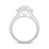 Thumbnail Image 3 of Now + Forever Multi-Diamond Pear-Shaped Halo Engagement Ring 1 ct tw 10K White Gold