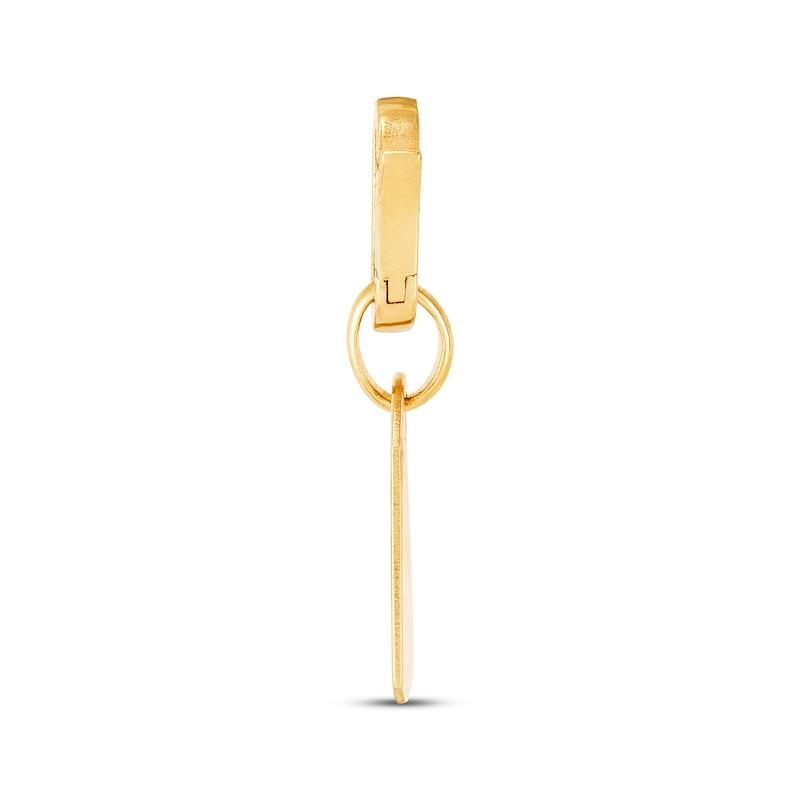 Main Image 3 of Charmed Memories Tilted Heart Charm 10K Yellow Gold