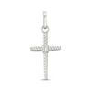 Thumbnail Image 1 of Charmed Memories Rope-Textured Cross Charm Sterling Silver