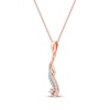 Thumbnail Image 2 of Diamond Arabic &quot;Mom&quot; Necklace 1/6 ct tw 10K Rose Gold 18&quot;