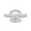 Thumbnail Image 2 of True Fans Green Bay Packers 1/15 ct tw Diamond Ring Sterling Silver