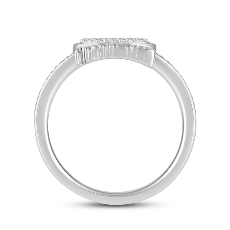 Main Image 4 of True Fans Green Bay Packers 1/15 ct tw Diamond Ring Sterling Silver