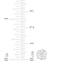 Thumbnail Image 4 of Round-Cut Lab-Grown Diamond Solitaire Stud Earrings 2 ct tw 14K White Gold (F/SI2)