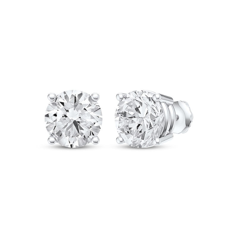 Main Image 1 of KAY Lab-Grown Diamond Solitaire Stud Earrings 5 ct tw 14K White Gold (F/VS2)