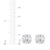 Thumbnail Image 5 of KAY Lab-Grown Diamond Solitaire Stud Earrings 5 ct tw 14K White Gold (F/VS2)