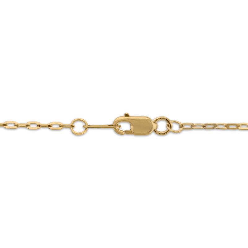 Main Image 4 of STUDIO BY KAY Diamond Star Medallion Necklace 1/10 ct tw 24K Yellow Gold Vermeil Sterling Silver 18"