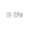 Thumbnail Image 1 of Round-Cut Diamond Solitaire Stud Earrings 1 ct tw 10K White Gold (I/I3)