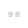 Thumbnail Image 2 of Round-Cut Diamond Solitaire Stud Earrings 1 ct tw 10K White Gold (I/I3)