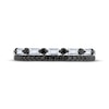 Thumbnail Image 3 of Now + Forever Black & White Diamond Two-Row Anniversary Ring 3/8 ct tw 10K White Gold
