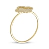 Thumbnail Image 2 of Italian Brilliance Diamond-Cut Clover Ring 14K Yellow Gold