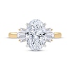 Thumbnail Image 4 of Now + Forever Lab-Grown Diamonds Oval-Cut Hidden Halo Engagement Ring 3-3/8 ct tw 14K Yellow Gold