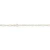 Thumbnail Image 4 of STUDIO BY KAY Pink Lab-Created Sapphire Ombré Bar Station Necklace 24K Yellow Gold Vermeil Sterling Silver 16"