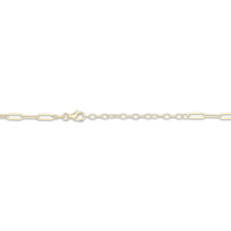 Main Image 4 of STUDIO BY KAY Pink Lab-Created Sapphire Ombré Bar Station Necklace 24K Yellow Gold Vermeil Sterling Silver 16"