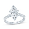 Thumbnail Image 1 of Monique Lhuillier Bliss Marquise-Cut Lab-Grown Diamond Engagement Ring 3-3/8 ct tw 18K White Gold
