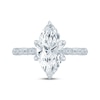 Thumbnail Image 4 of Monique Lhuillier Bliss Marquise-Cut Lab-Grown Diamond Engagement Ring 3-3/8 ct tw 18K White Gold