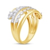 Thumbnail Image 2 of KAY Lab-Grown Diamonds Multi-Row Ring 1 ct tw 10K Yellow Gold