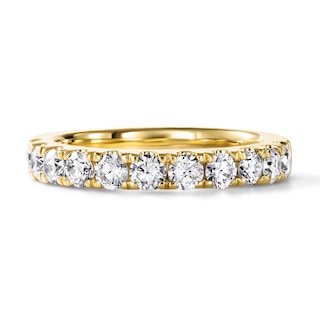 Now + Forever Lab-Grown Diamonds Anniversary Ring 1 ct tw 14K Yellow Gold