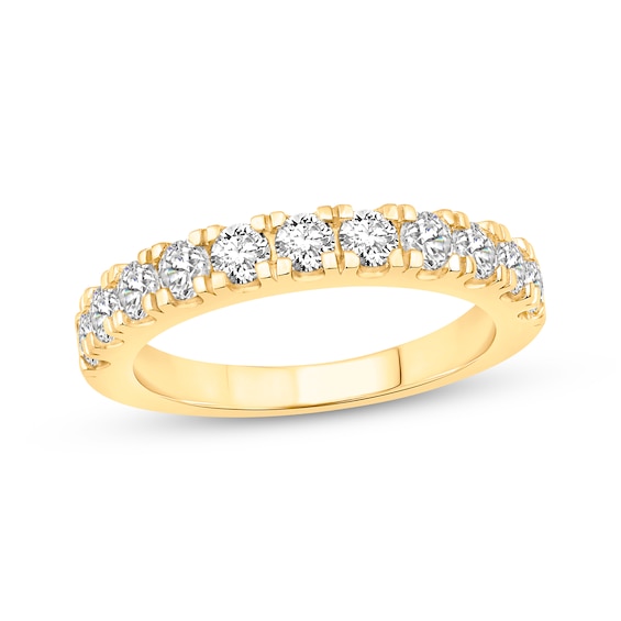 Now + Forever Lab-Grown Diamonds Anniversary Ring 1 ct tw 14K Yellow Gold