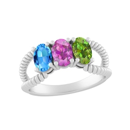 Birthstone Family & Mother's Ring (3 Stones)