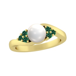 Cultured Pearl Birthstone Ring (1 Stone)