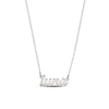 Thumbnail Image 2 of Script Nameplate Necklace Sterling Silver 18"