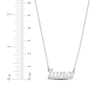 Thumbnail Image 4 of Script Nameplate Necklace Sterling Silver 18"