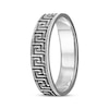 Thumbnail Image 2 of Engravable Greek Key Band Sterling Silver
