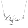 Thumbnail Image 1 of Your Own Handwriting Name Necklace Sterling Silver 18"