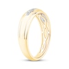 Thumbnail Image 11 of Now + Forever Men's Diamond Wedding Band 1/8 ct tw 10K Yellow Gold