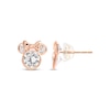 Kay Children's Minnie Mouse Cubic Zirconia Stud Earrings 14K Rose Gold