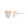 Thumbnail Image 1 of Children's Minnie Mouse Cubic Zirconia Stud Earrings 14K Rose Gold
