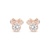Thumbnail Image 2 of Children's Minnie Mouse Cubic Zirconia Stud Earrings 14K Rose Gold