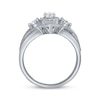 Thumbnail Image 3 of Marquise-Cut & Round-Cut Diamond Engagement Ring 1 ct tw 14K White Gold