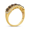 Thumbnail Image 2 of Le Vian Chocolate Waterfall Diamond Ring 1-1/5 ct tw 14K Honey Gold