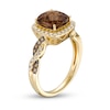 Thumbnail Image 1 of Le Vian Chocolate Twist Quartz Ring 1/3 ct tw Diamonds 14K Honey Gold