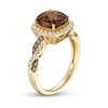 Thumbnail Image 2 of Le Vian Chocolate Twist Quartz Ring 1/3 ct tw Diamonds 14K Honey Gold
