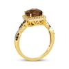Thumbnail Image 2 of Le Vian Chocolate Twist Quartz Ring 1/3 ct tw Diamonds 14K Honey Gold