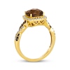 Thumbnail Image 3 of Le Vian Chocolate Twist Quartz Ring 1/3 ct tw Diamonds 14K Honey Gold